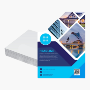 Folhetos Couchê 90g - 100x140mm - 4x0