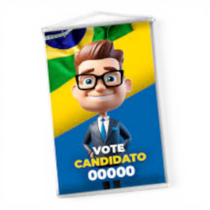 Banner em lona - 100x80cm - 4x0