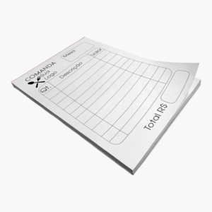 Bloco/Talão Apergaminhado 75g - 10x15cm - 1x0 - 100/1